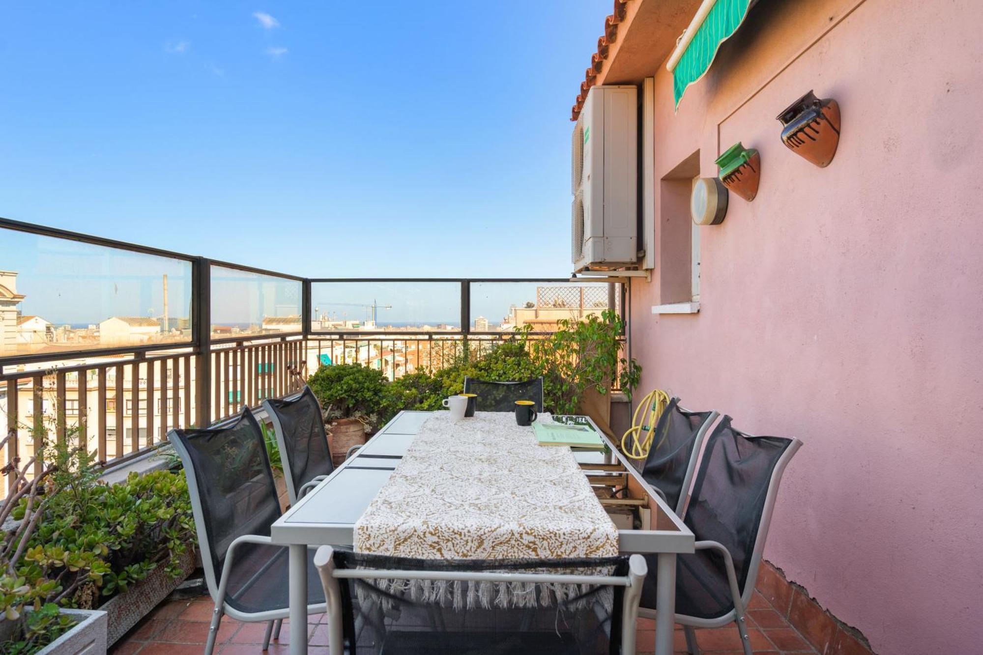 Chic 3Br Retreat With Private Terrace Barcelona Exterior foto